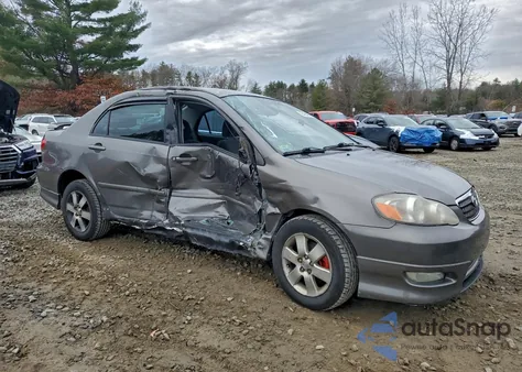2007 Toyota Corolla Ce из США, поврежденный, VIN 2T1BR32EX7C784521
